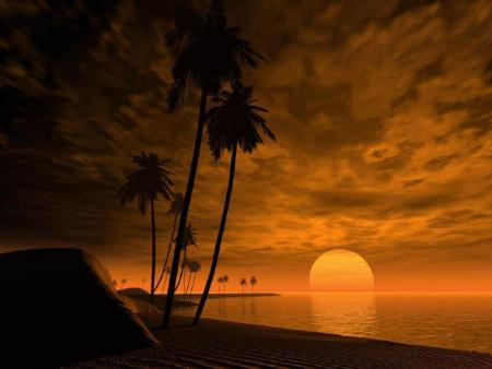 coucher de soleil